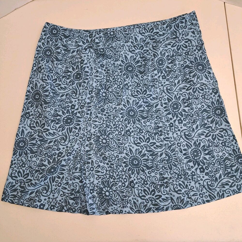 Ripskirt Hawaii Wrap Skirt Cover Size L Tuscan Blues NWT - Picture 3 of 6